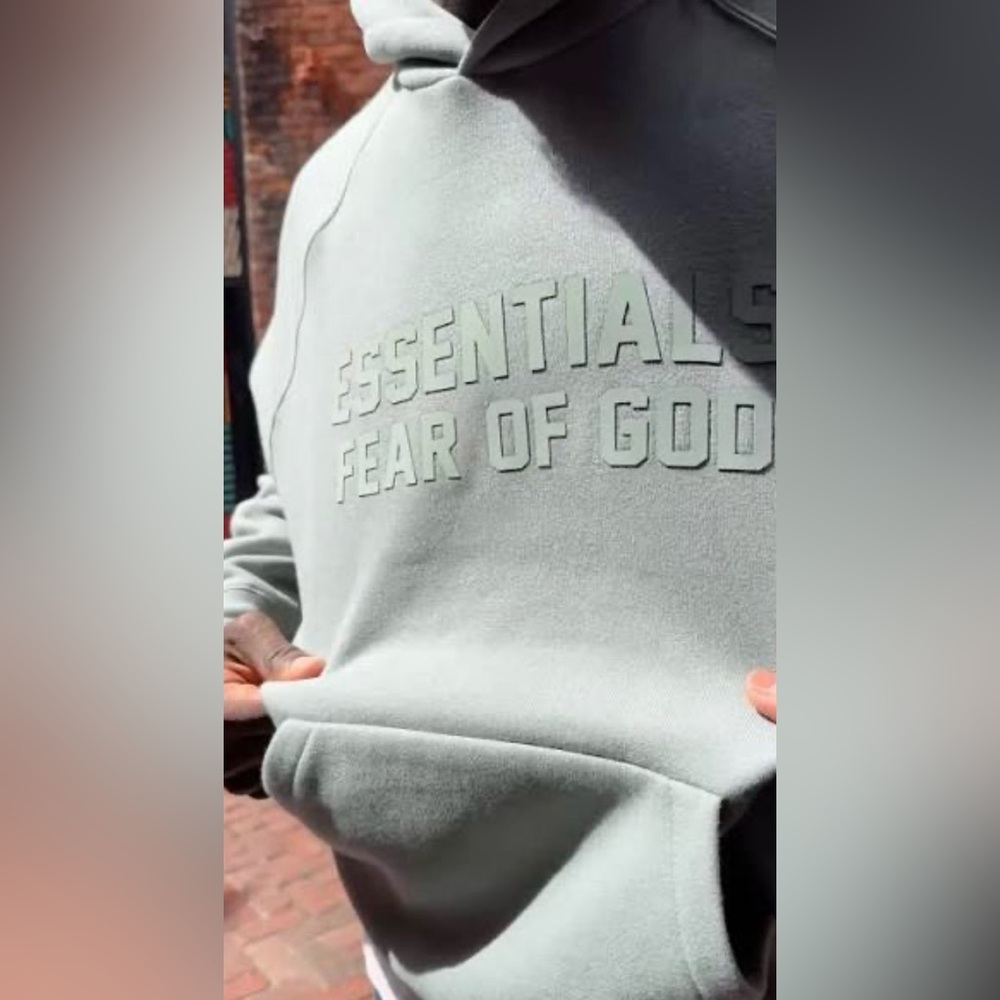 Fear of God Essentials Sycamore Green Hoodie